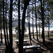 Con sombra para comer