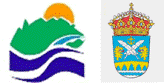 Escudos de ambos concellos